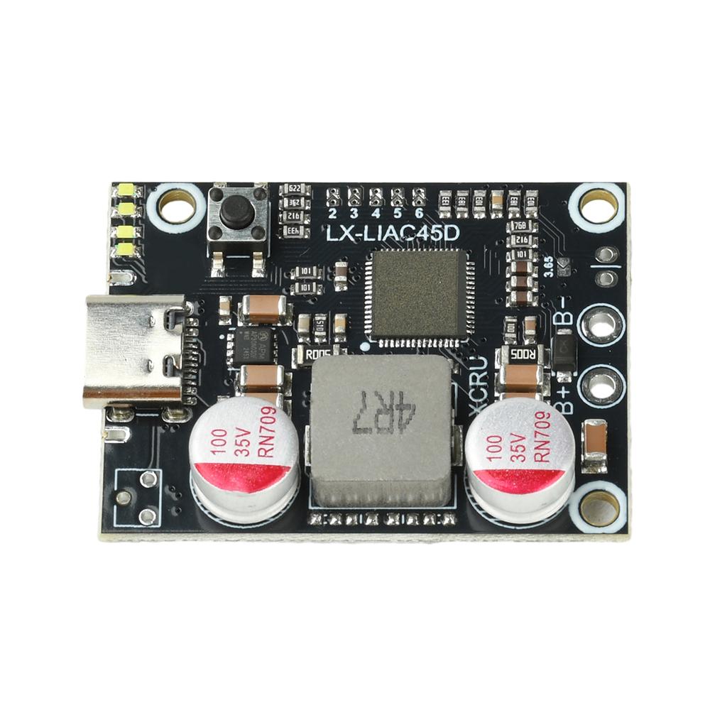 2-6S PD 45W Fast Charging Mobile Power Module DIY Power Bank Mainboard Supports Lithium-Ion and Lithium Iron Phosphate Battery
2-6S PD 45W Fast Charging Mobile Power Module DIY Power Bank Mainboard Supports Lithium-Ion and Lithium Iron Phosphate Battery