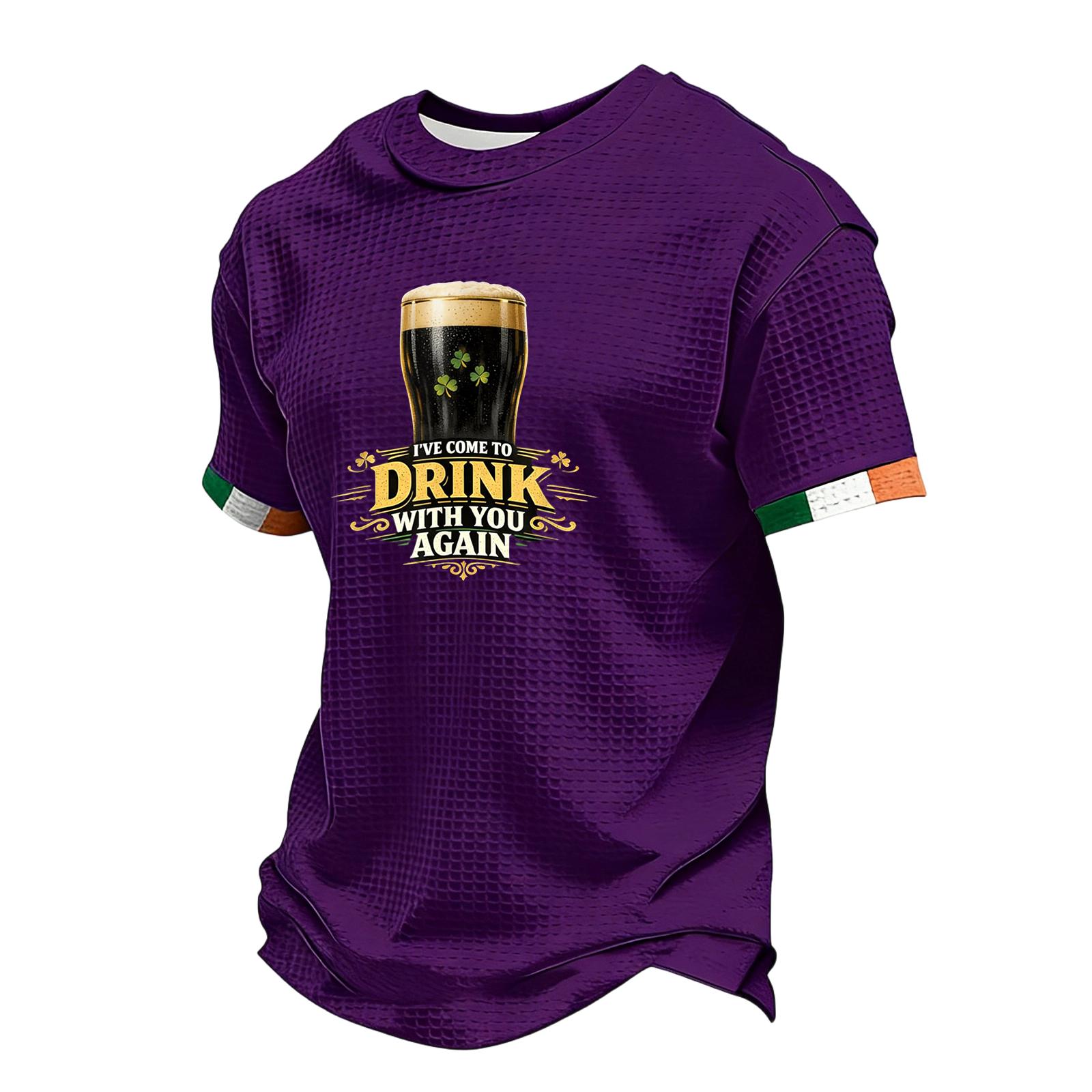 Men s Casual Round Neck Short Sleeve T-Shirt XL фіолетовий
Men s Casual Round Neck Short Sleeve T-Shirt XL фіолетовий