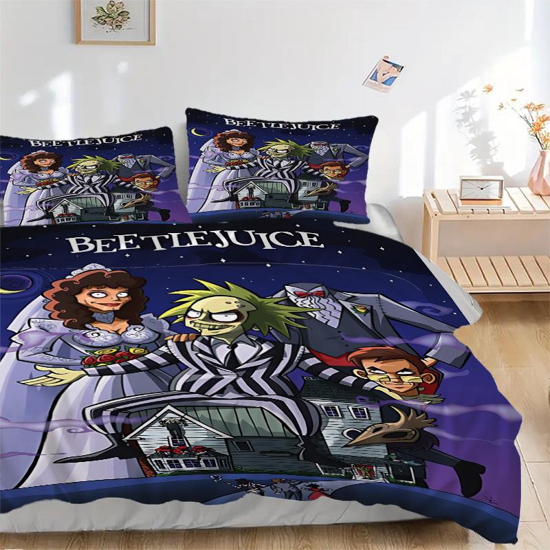 3pcs Beetlejuice Duvet Cover Set (1 Duvet Cover + 2 Pillowcases, No Core) - Comfortable, And Breathable Bedroom Decoration yy251104045 135x200cm
3pcs Beetlejuice Duvet Cover Set (1 Duvet Cover + 2 Pillowcases, No Core) - Comfortable, And Breathable Bedroom Decoration yy251104045 135x200cm
