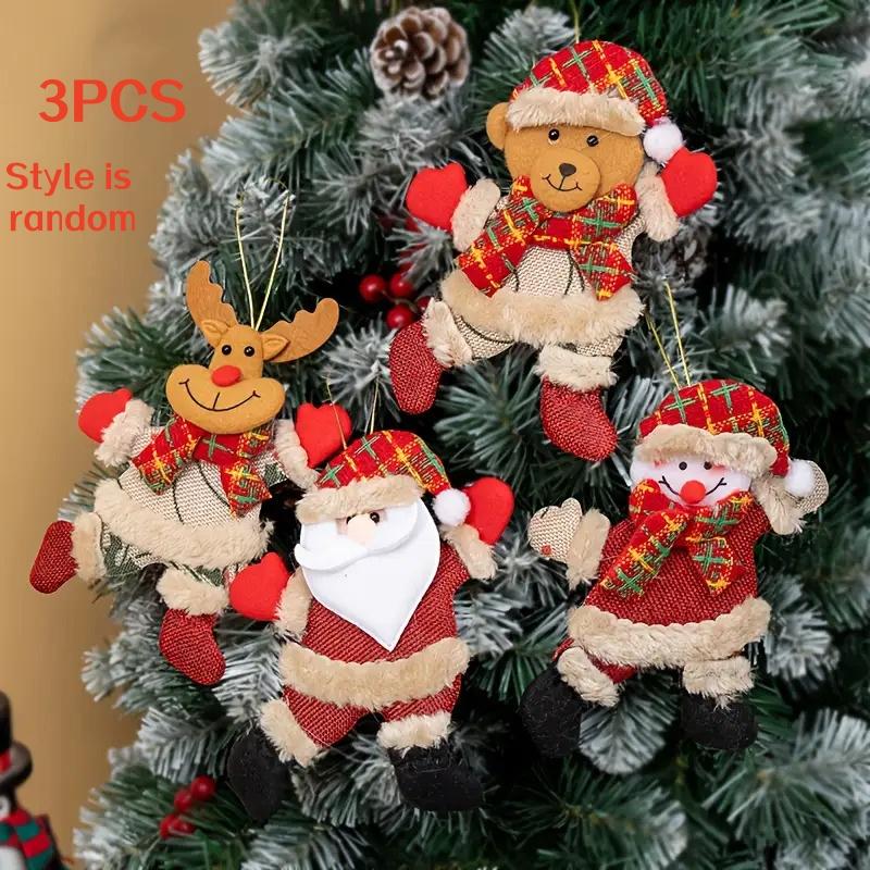 3-Piece Set, Styles Randomly Selected, Linen Pendants, Christmas Decorations, Christmas Tree Accessories, Christmas Fabric Dolls, Hanging
3-Piece Set, Styles Randomly Selected, Linen Pendants, Christmas Decorations, Christmas Tree Accessories, Christmas Fabric Dolls, Hanging