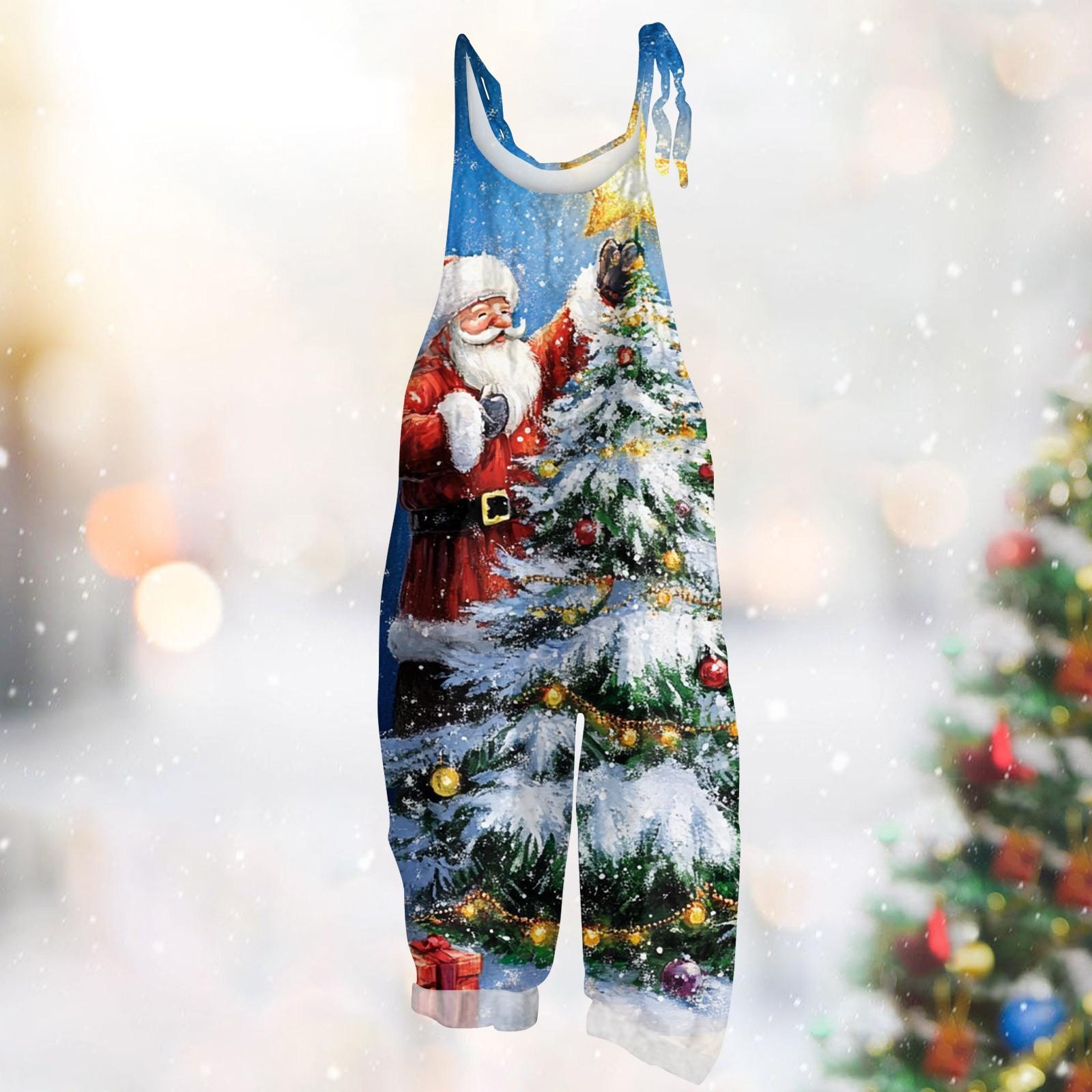 Женский комбинезон с рождественским снеговиком и принтом рождественской елки, свободный, винтажный, сзади, хлопок L
Женский комбинезон с рождественским снеговиком и принтом рождественской елки, свободный, винтажный, сзади, хлопок L