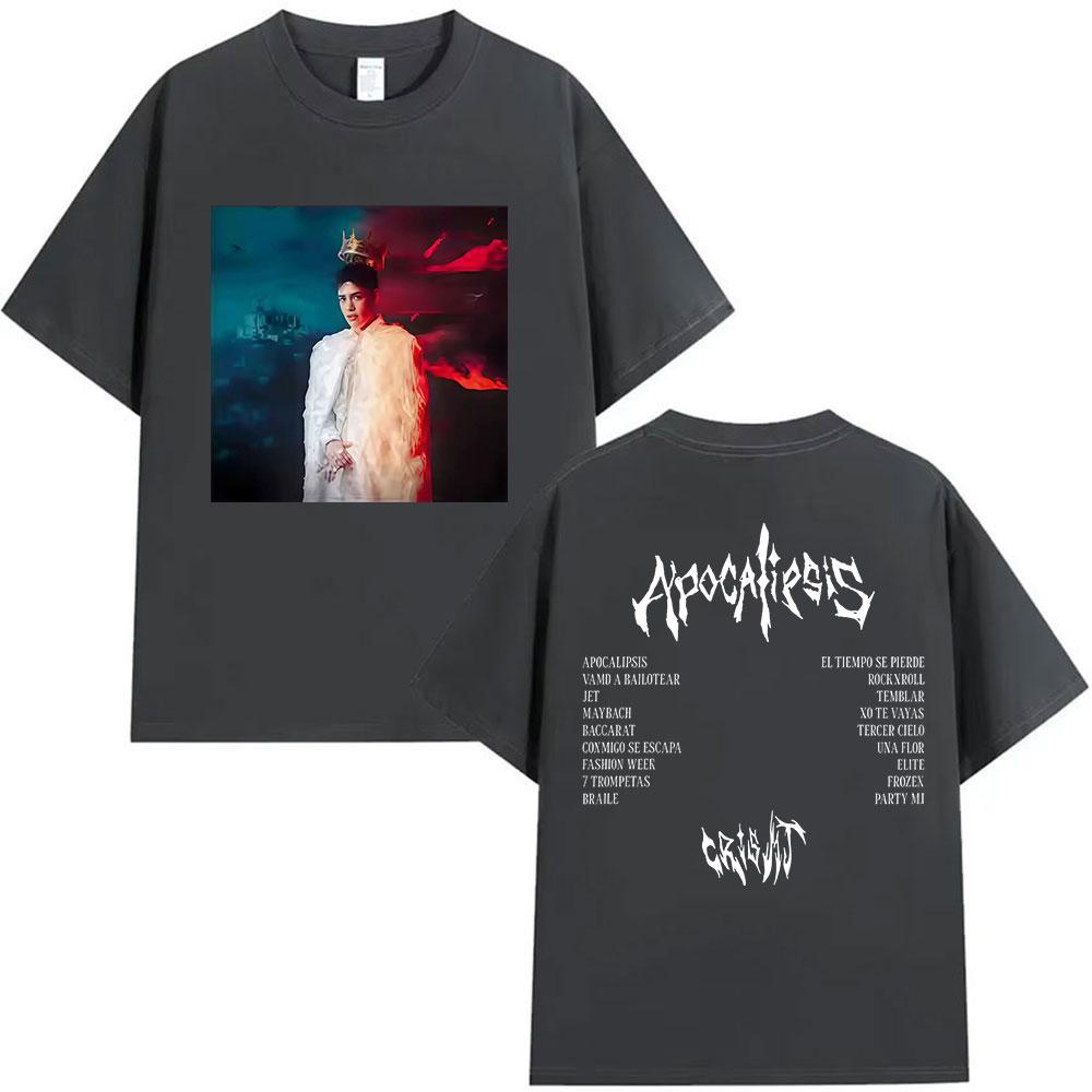 Rap Singer Cris MJ Apolipopsis 2025 Album Graphic Tshirt Summer Mens Hiphop Gothic Fashion Retro Cotton Tshirt Street Wear 4XL
Rap Singer Cris MJ Apolipopsis 2025 Album Graphic Tshirt Summer Mens Hiphop Gothic Fashion Retro Cotton Tshirt Street Wear 4XL
