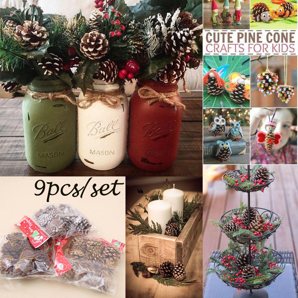 9Pcs/set Home Party Xmas Pine Nuts Hanging Ball Pinecone Christmas Tree Ornament коричневий
9Pcs/set Home Party Xmas Pine Nuts Hanging Ball Pinecone Christmas Tree Ornament коричневий