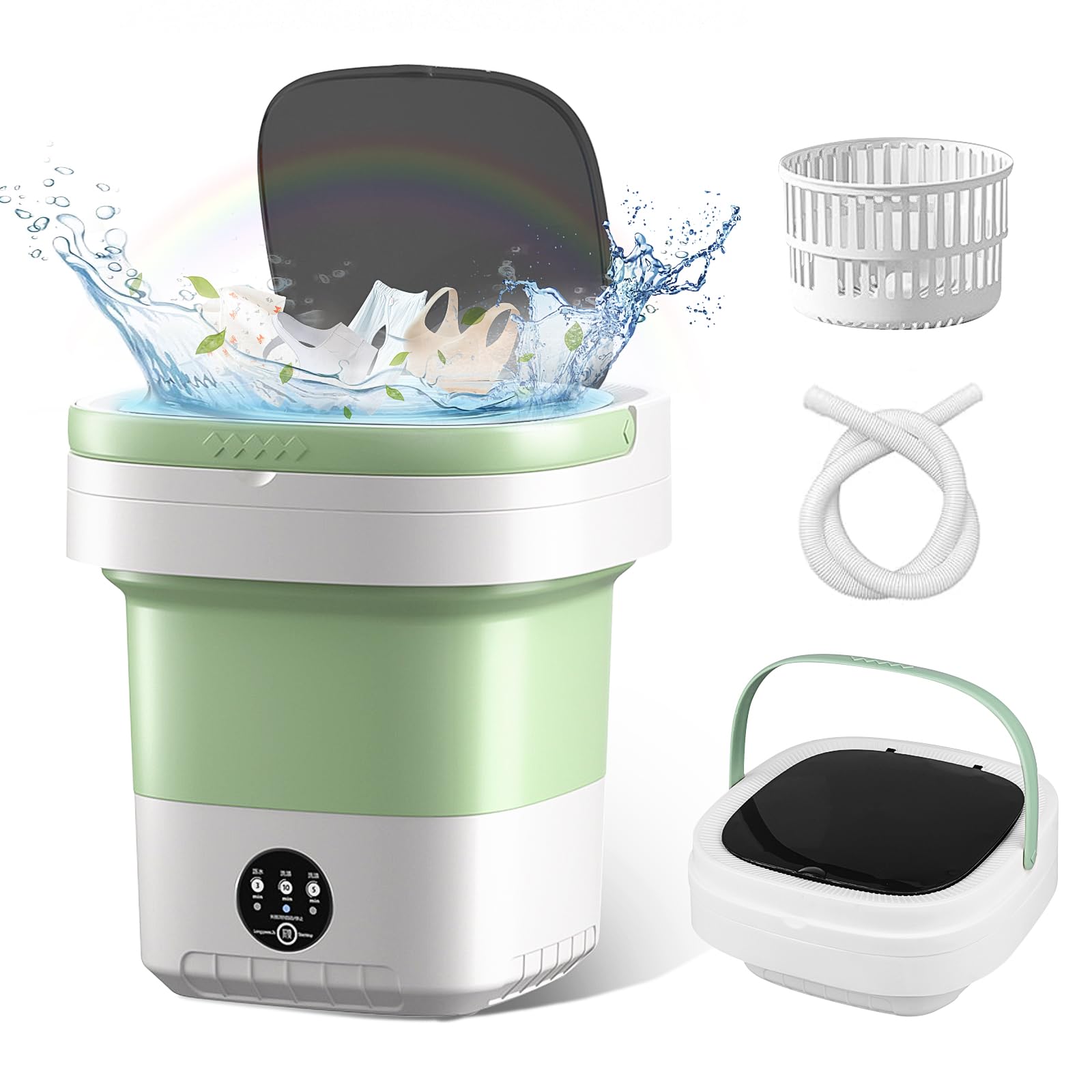 Small washing mini washing machine product from Nara Fienow folding washing convenient to 12L large bucket type washing 3 minute minute blue dust mite
Small washing mini washing machine product from Nara Fienow folding washing convenient to 12L large bucket type washing 3 minute minute blue dust mite