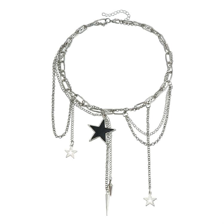 Contemporary Hollow Five Star Necklace Lightweight Neckchain Alloy Jewelry For Everyday Wear Fashionable Gift 1
Contemporary Hollow Five Star Necklace Lightweight Neckchain Alloy Jewelry For Everyday Wear Fashionable Gift 1