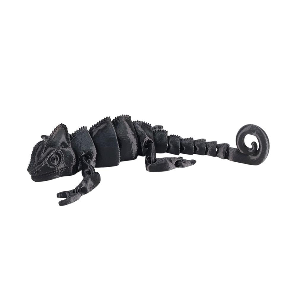 3D Printed Chameleon Lizard Figures 15cm Full Multi Joint Movable Simulation Animal Model Home Room Decor Kids Gift чорний
3D Printed Chameleon Lizard Figures 15cm Full Multi Joint Movable Simulation Animal Model Home Room Decor Kids Gift чорний