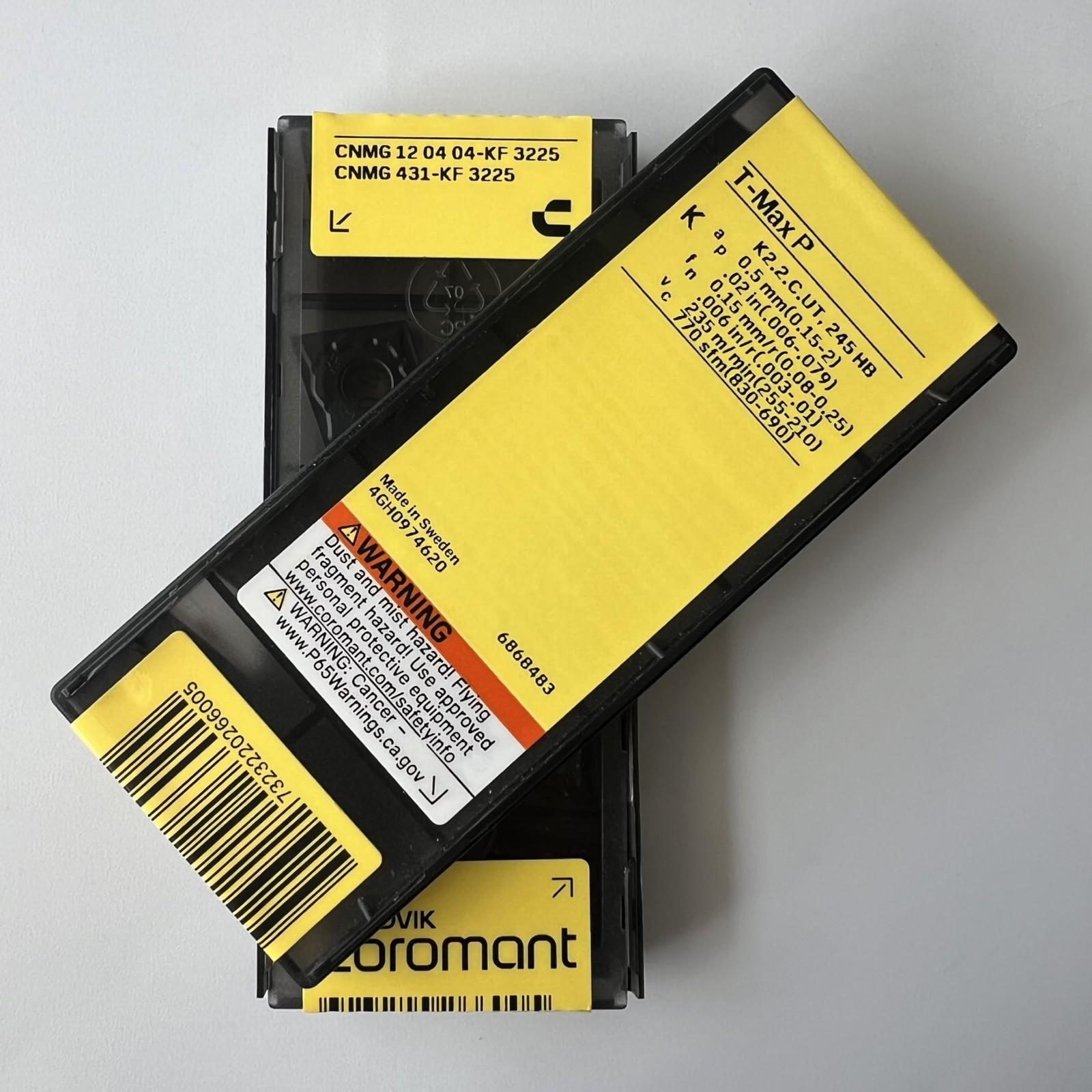 SANDVIK / CNMG120404-KF 3225 / Original Swedish hard alloy blade 10 Pcs
SANDVIK / CNMG120404-KF 3225 / Original Swedish hard alloy blade 10 Pcs