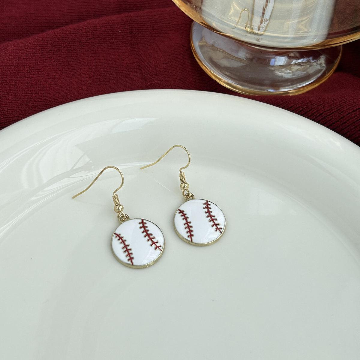 Sports Games Baseball Elements Bow Love Long Tassel Red Stripe Creative Design Fashion Earrings
Sports Games Baseball Elements Bow Love Long Tassel Red Stripe Creative Design Fashion Earrings