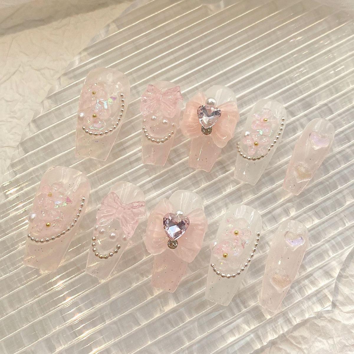 Sheer Fairy Nail Art Stickers: Wearable, Removable, Gentle False Nails Flying Petals M
Sheer Fairy Nail Art Stickers: Wearable, Removable, Gentle False Nails Flying Petals M