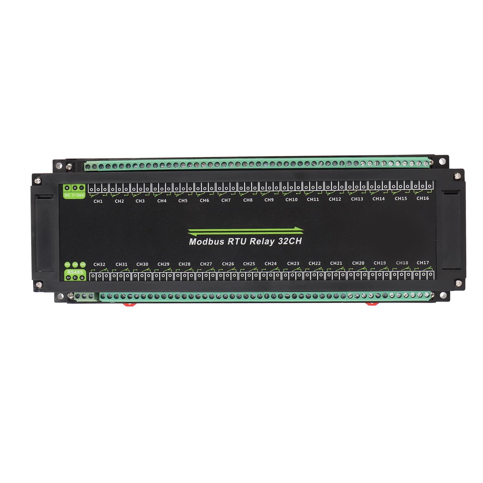 RTU Relay Module 32 Channel Safe Optocoupler Isolation Rail Mount Case RS485 Relay Module for
RTU Relay Module 32 Channel Safe Optocoupler Isolation Rail Mount Case RS485 Relay Module for