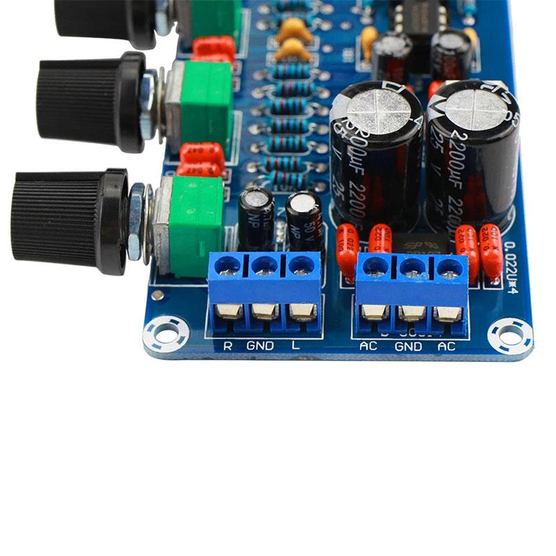 Ne5532 Stereo Pre-Amp Pre-Amp Preamplifier Tone Board Аудіо 4-канальний модуль підсилювача
Ne5532 Stereo Pre-Amp Pre-Amp Preamplifier Tone Board Аудіо 4-канальний модуль підсилювача