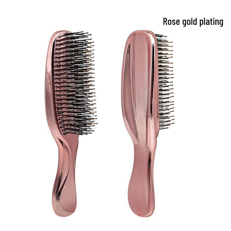 Electroplated Handle Scalp Massage & Hair Treatment Comb
Electroplated Handle Scalp Massage & Hair Treatment Comb