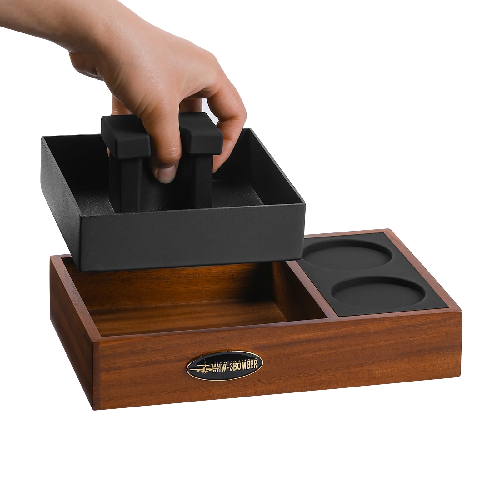 MHW-3BOMBER Multifunctional Espresso Knock Box Tamper Mat 560ML 51535458MM Non-slip Mat Wood Coffee Tamper Stand Tamping Mat Multi-use CH5434
MHW-3BOMBER Multifunctional Espresso Knock Box Tamper Mat 560ML 51535458MM Non-slip Mat Wood Coffee Tamper Stand Tamping Mat Multi-use CH5434