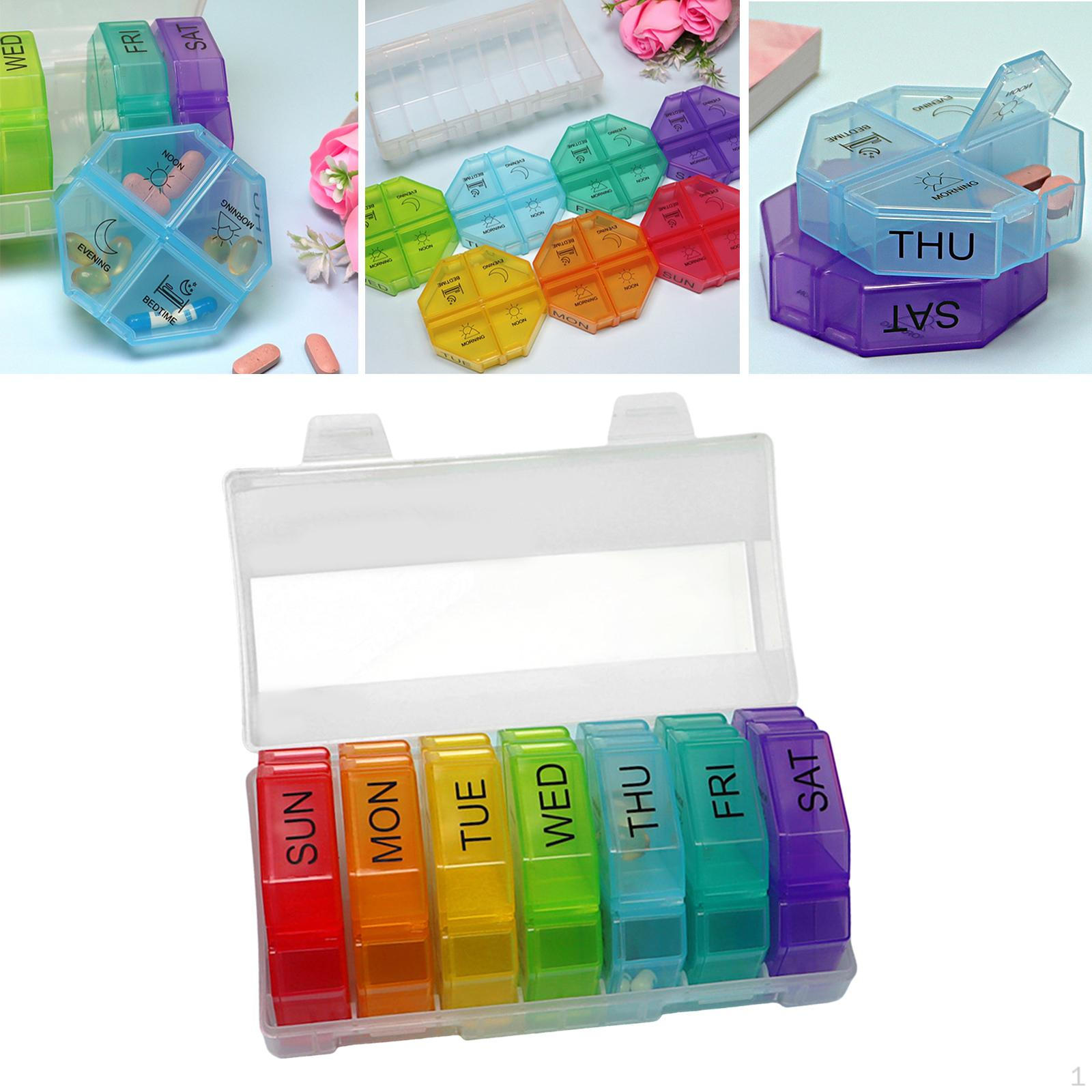 Organizer 28 Grids, Travel Friendly for Daily with Large Compartments Transparent
Organizer 28 Grids, Travel Friendly for Daily with Large Compartments Transparent