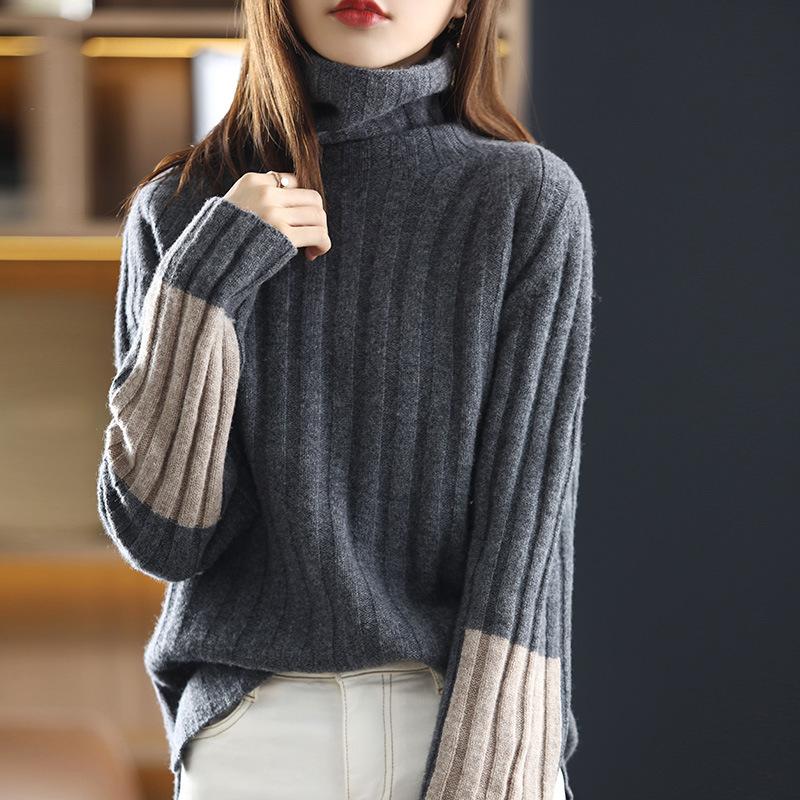 Lazy Wind High Neck Pit Stripes Черный свитер для женщин осень-зима Внутренний свободный утолщенный открытый низ вязаный свитер удобный и универсальный one size оранжевый
Lazy Wind High Neck Pit Stripes Черный свитер для женщин осень-зима Внутренний свободный утолщенный открытый низ вязаный свитер удобный и универсальный one size оранжевый