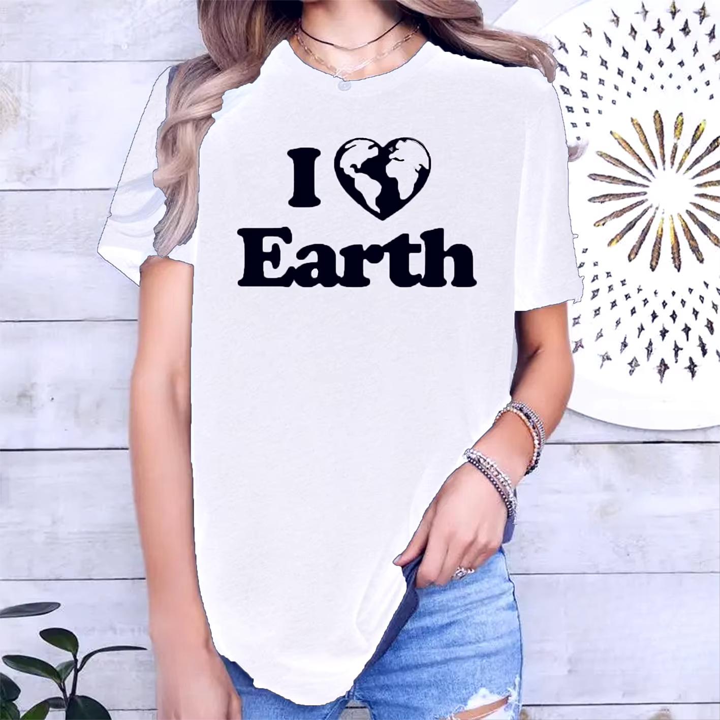 I Love Earth T Shirt Save The Day Awareness S EnvironUnisextal Activist Global Warming Women Unisex Casual Short Sleeve Summer Top 4XL
I Love Earth T Shirt Save The Day Awareness S EnvironUnisextal Activist Global Warming Women Unisex Casual Short Sleeve Summer Top 4XL