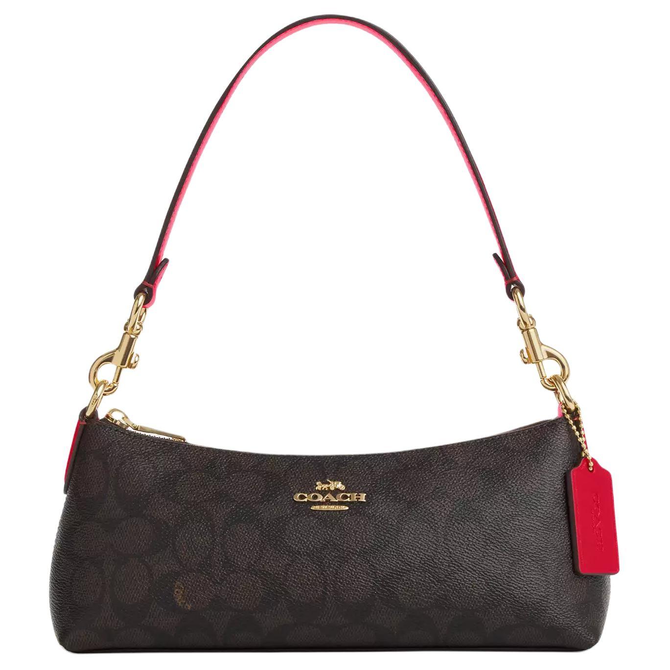 Coach Charlotte 26 Metallic Logo Zip Closure Coated Canvas Tote Bag Women bags Walnut Bold-Red CX810-IMXD0 Basic Set (Bag+Dust Bag)
Coach Charlotte 26 Metallic Logo Zip Closure Coated Canvas Tote Bag Women bags Walnut Bold-Red CX810-IMXD0 Basic Set (Bag+Dust Bag)