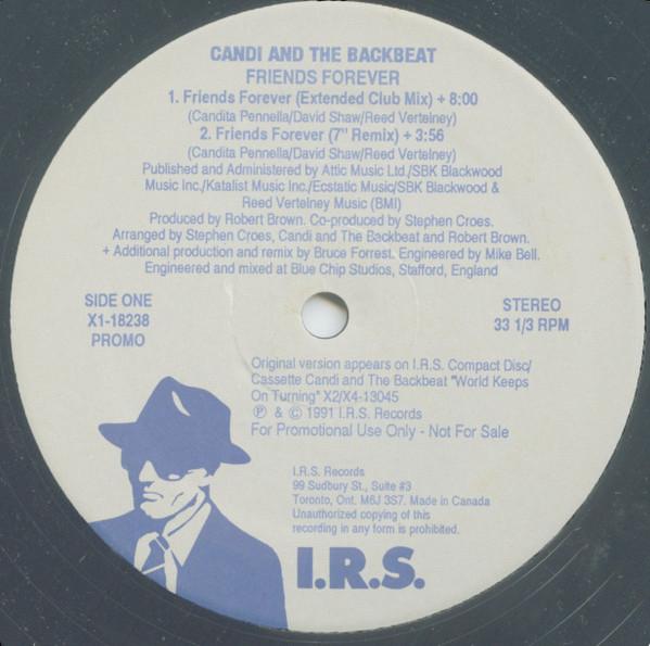 12-дюймовая пластинка CANDI Friends Forever X118238PROMO I.R.S. Записи 1991 Канада Танцевальная Электроника Б/У
12-дюймовая пластинка CANDI Friends Forever X118238PROMO I.R.S. Записи 1991 Канада Танцевальная Электроника Б/У