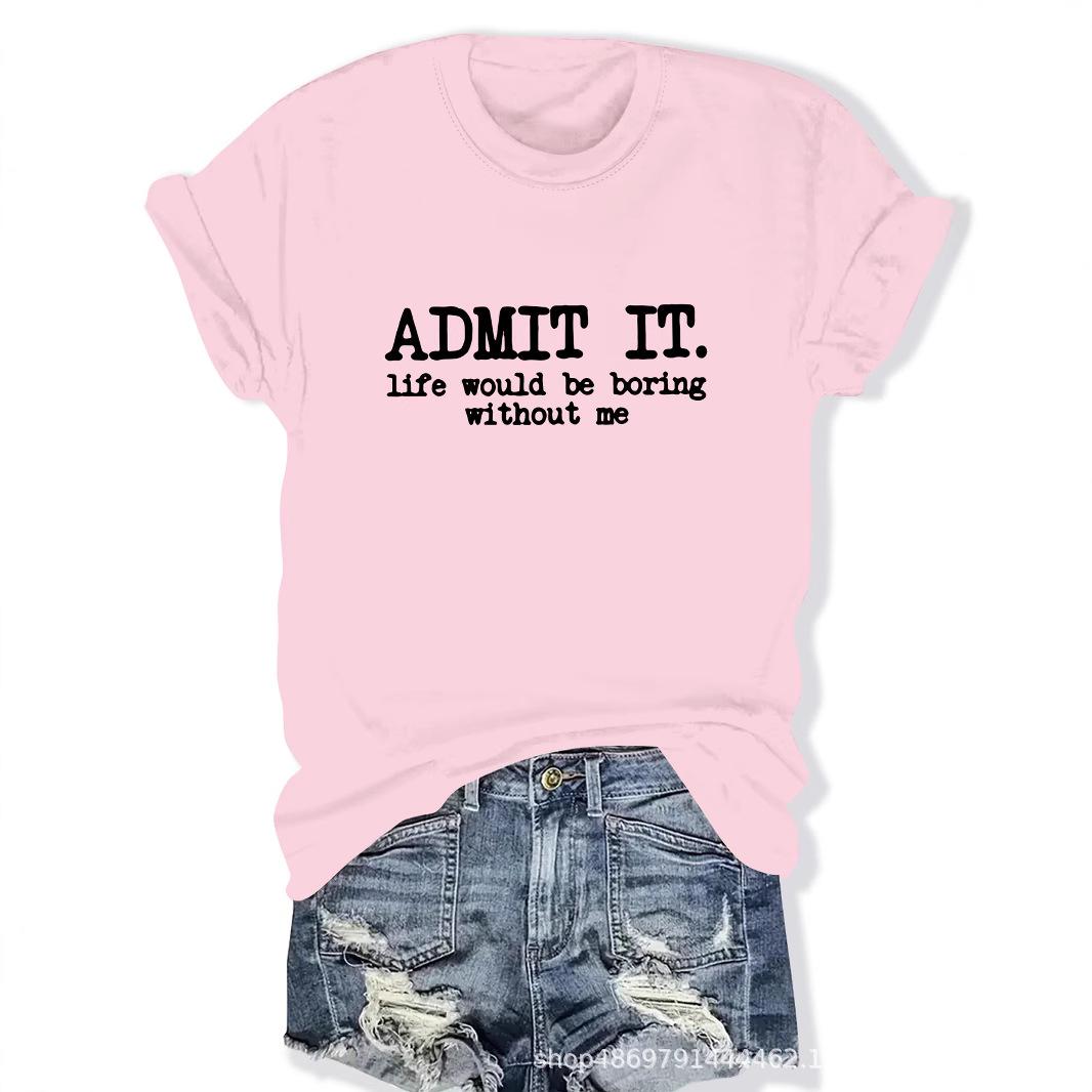 Women s Cross-Border Round Neck Fashion Tee Extra Extra Large рожевий
Women s Cross-Border Round Neck Fashion Tee Extra Extra Large рожевий