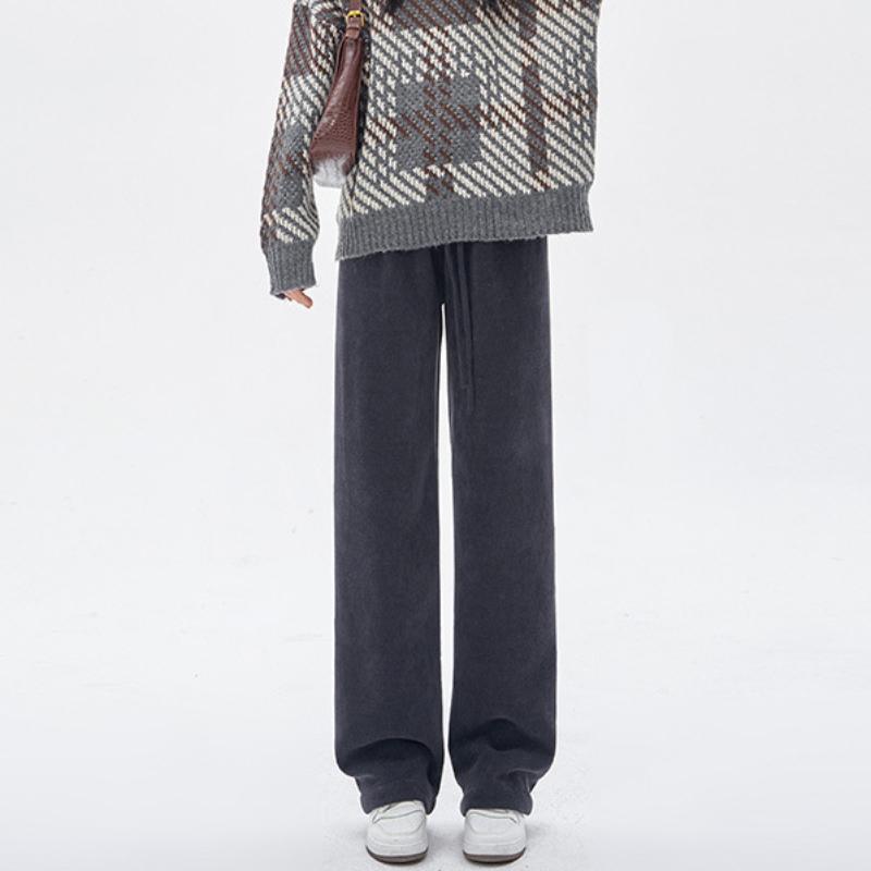 Kapok Velvet Chenille Wide-leg Pants for Women In Autumn and Winter New Style Slimming and Draped Casual Straight Pants Lazy Style Plus Velvet Pants XL
Kapok Velvet Chenille Wide-leg Pants for Women In Autumn and Winter New Style Slimming and Draped Casual Straight Pants Lazy Style Plus Velvet Pants XL