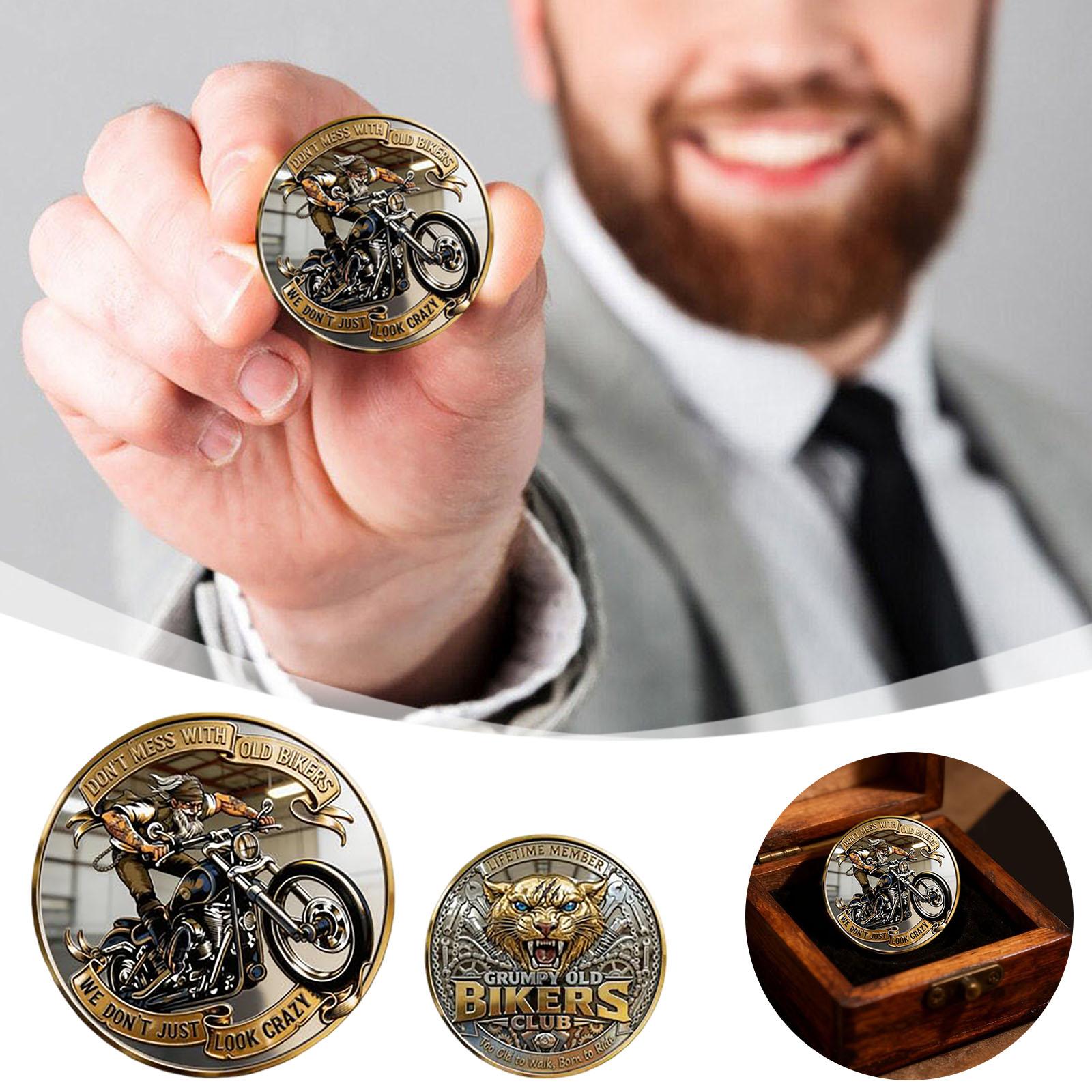 Commemorative Coin Collectible Souvenir Medal With Inspirational Design For Collection & Gift One Size
Commemorative Coin Collectible Souvenir Medal With Inspirational Design For Collection & Gift One Size