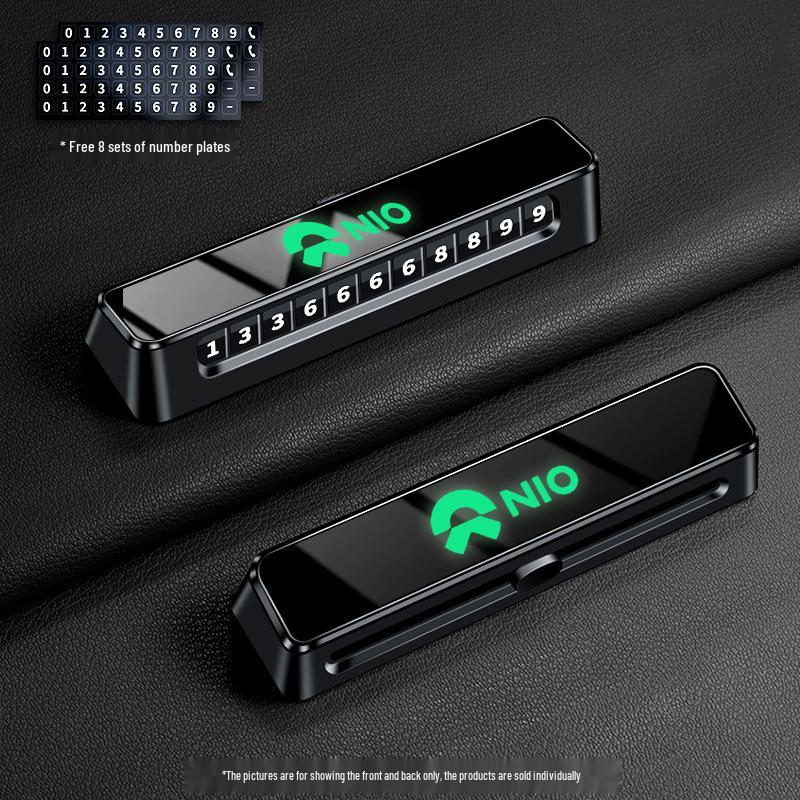 NIO ES8 EC6 EC7 ES7 ET5 Double Number Temporary Parking Plate & Move Car Phone Card
NIO ES8 EC6 EC7 ES7 ET5 Double Number Temporary Parking Plate & Move Car Phone Card