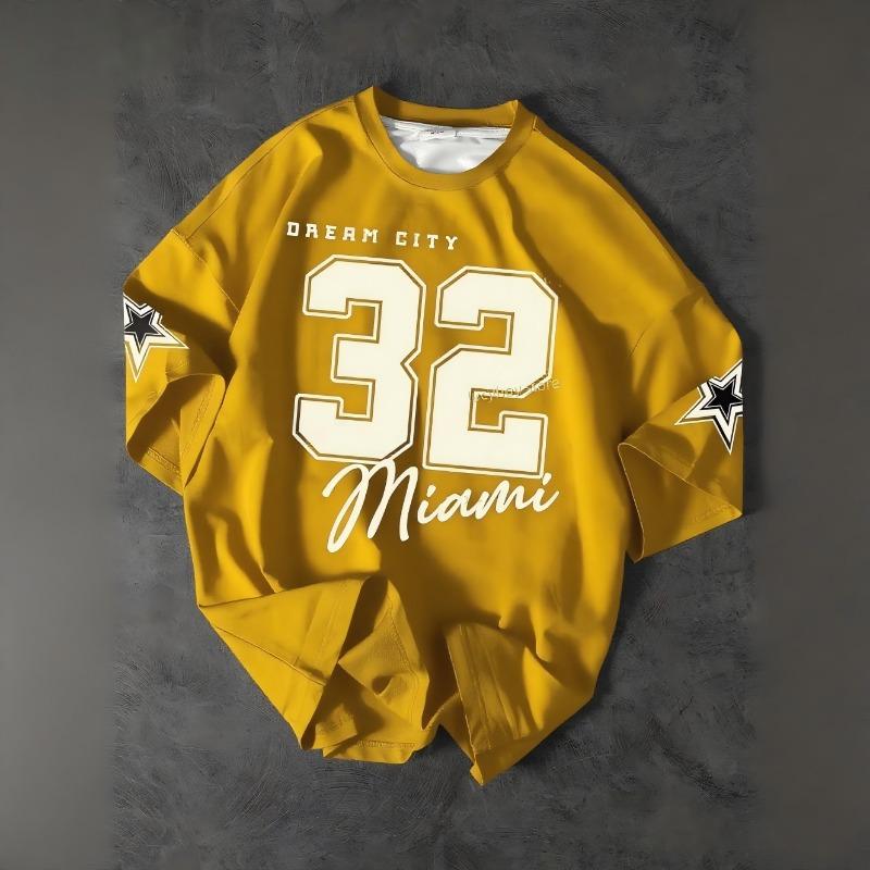 Summer Miami 32 Print T-Shirt Men Women Breathable Oversized Streetwear Casual 6XL
Summer Miami 32 Print T-Shirt Men Women Breathable Oversized Streetwear Casual 6XL