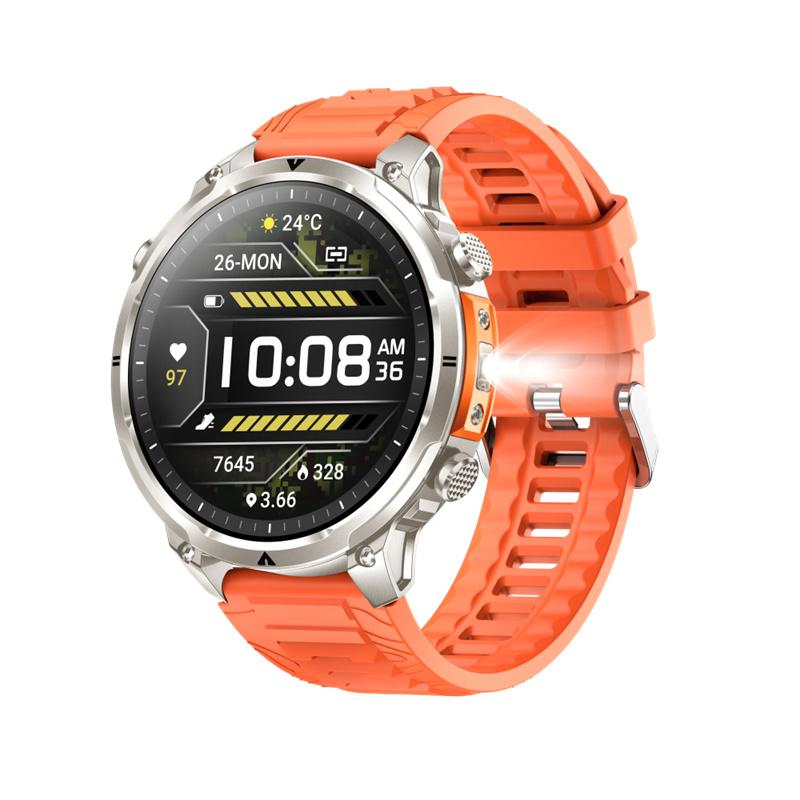 MK100 Smart Watch Men Outdoor Sports GPS Positioning Flashlight Altitude Air Pressure BT Calling Health Monitoring Smartwatch помаранчевий
MK100 Smart Watch Men Outdoor Sports GPS Positioning Flashlight Altitude Air Pressure BT Calling Health Monitoring Smartwatch помаранчевий