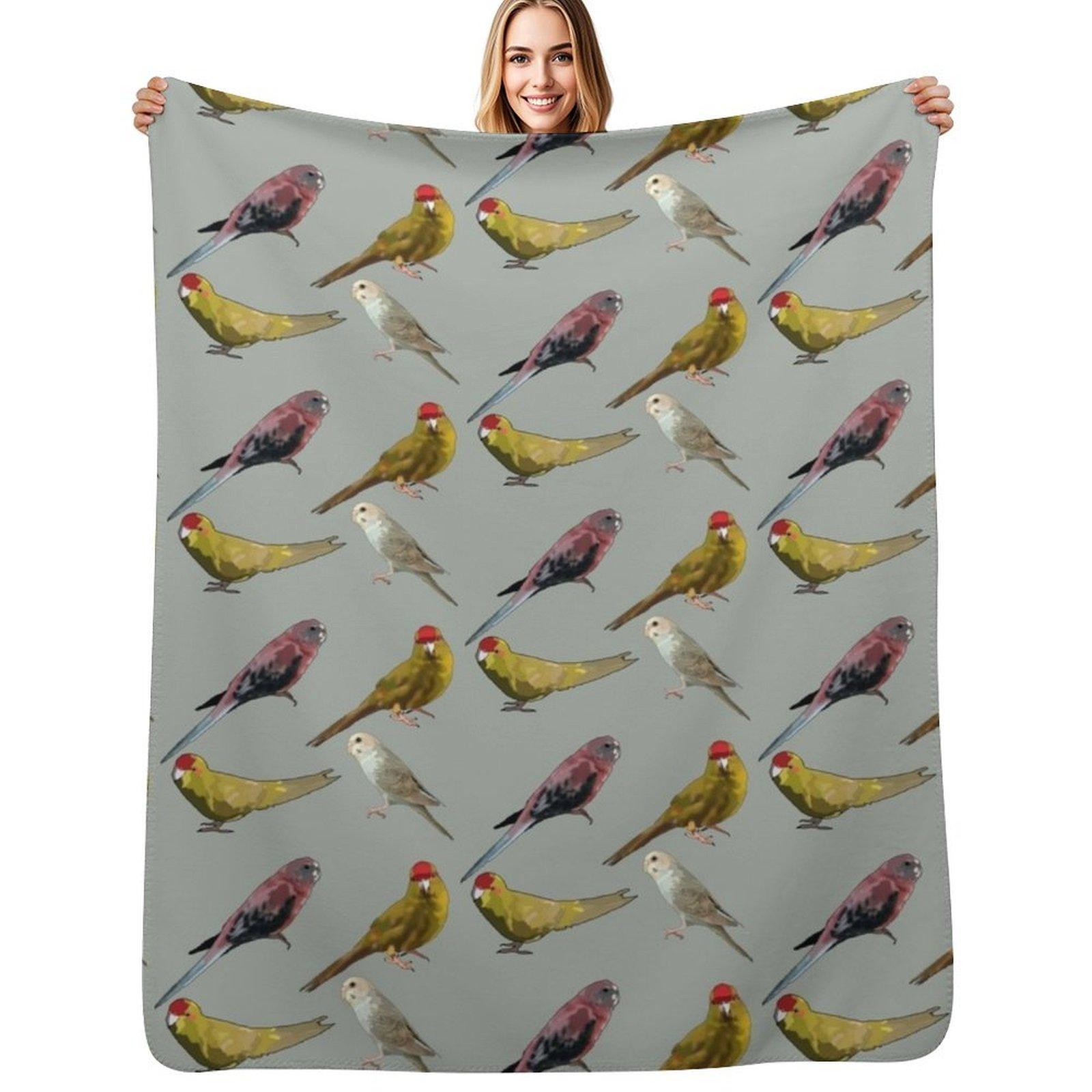 Bird Collection Throw Blanket Easy Care Comfortable Blanket for Couch 102x76cm(40x30in)
Bird Collection Throw Blanket Easy Care Comfortable Blanket for Couch 102x76cm(40x30in)