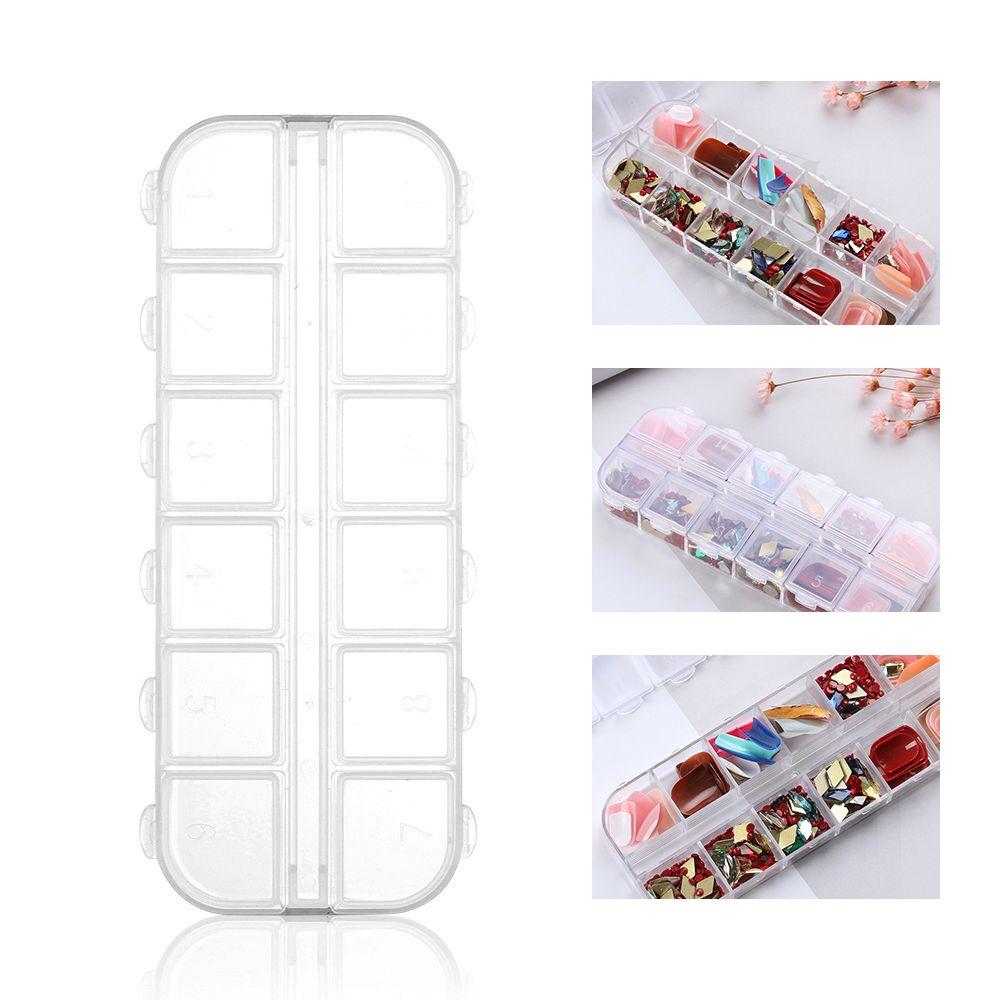 12 Grids Mini Clear Plastic Drug Pill Holder Small Case Craft Organizer Nail Art Tips Storage Boxes 1pc
12 Grids Mini Clear Plastic Drug Pill Holder Small Case Craft Organizer Nail Art Tips Storage Boxes 1pc