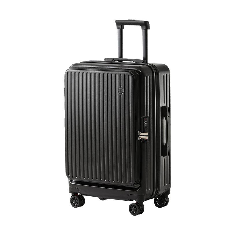 Side-Opening Expandable Luggage Set: Includes Large 24-Inch Suitcase with 20-Inch Carry-On, Silent Universal Wheels, and Trolley Attachment. 20-inch
Side-Opening Expandable Luggage Set: Includes Large 24-Inch Suitcase with 20-Inch Carry-On, Silent Universal Wheels, and Trolley Attachment. 20-inch
