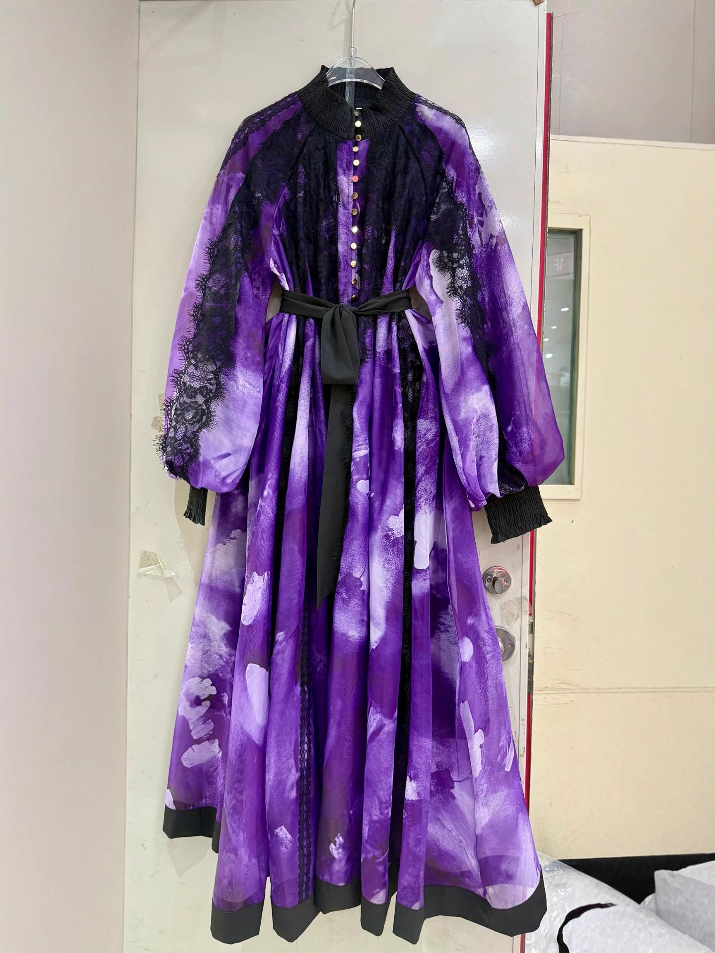Single-Breasted Lace Hollow Long Dress with Oil Painting and Waist-Cinching Design for Fashion Show XL
Single-Breasted Lace Hollow Long Dress with Oil Painting and Waist-Cinching Design for Fashion Show XL