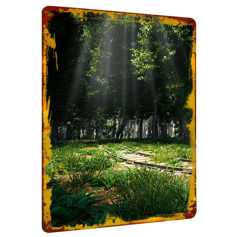 Sunlit Forest Railway Metal Wall Art Custom Living Room Study Bedroom Decorative Painting 20x30cm(7.8x11.8inch)
Sunlit Forest Railway Metal Wall Art Custom Living Room Study Bedroom Decorative Painting 20x30cm(7.8x11.8inch)