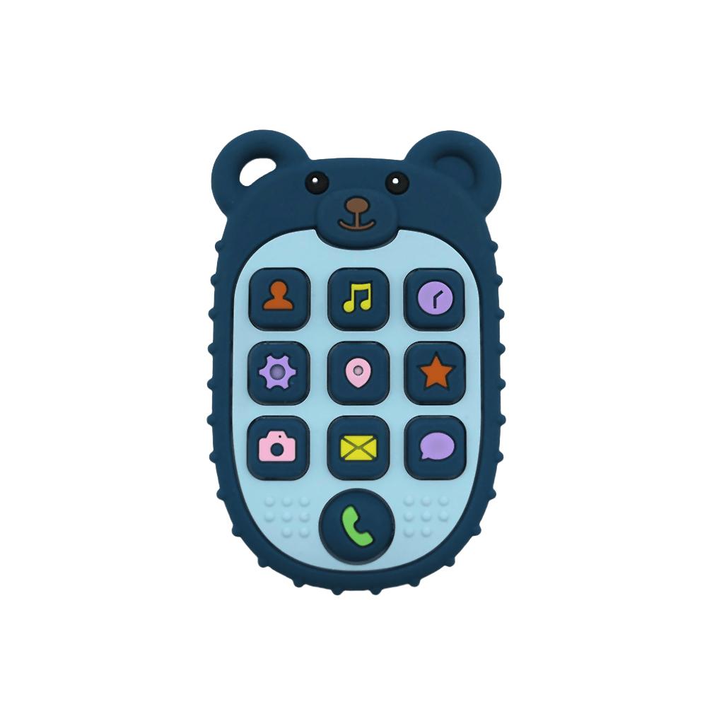 Новий гризунець для немовлят у формі мобільного телефону Силіконовий гризунець Іграшка для прорізування зубів Дитяча сенсорна розвивальна іграшка Набір подарунків для малюка
Новий гризунець для немовлят у формі мобільного телефону Силіконовий гризунець Іграшка для прорізування зубів Дитяча сенсорна розвивальна іграшка Набір подарунків для малюка