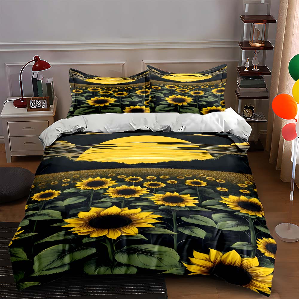 Sunflower sunset landscape Bedding Duvet cover sets Duvet covers Pillowcases gifts (1 * Duvet Cover 2 * Pillowcases, without duvet insert) 135x200cm
Sunflower sunset landscape Bedding Duvet cover sets Duvet covers Pillowcases gifts (1 * Duvet Cover 2 * Pillowcases, without duvet insert) 135x200cm