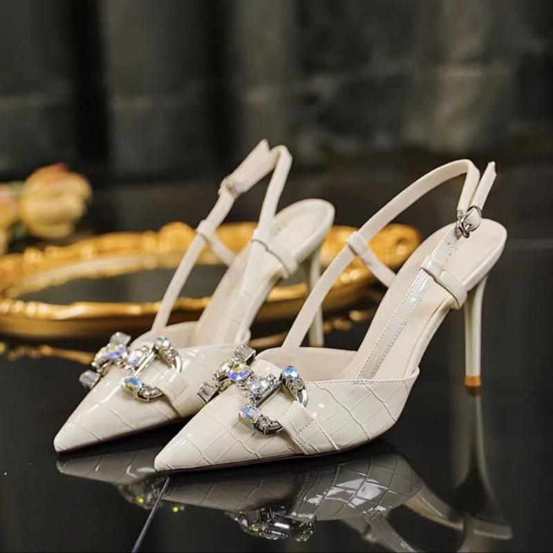 One word with women s sandals pointed summer 2025 new rhinestone back empty high heels stiletto fairy style French single shoes 34
One word with women s sandals pointed summer 2025 new rhinestone back empty high heels stiletto fairy style French single shoes 34