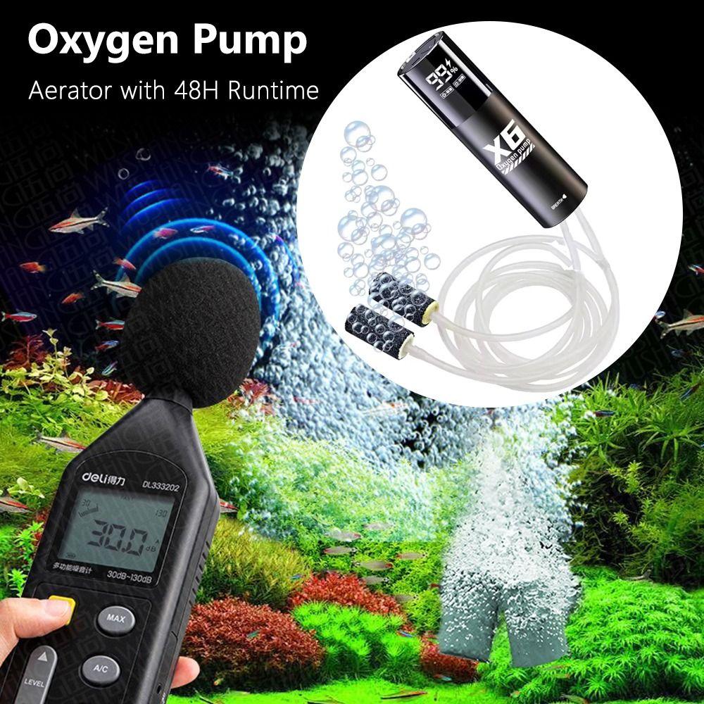 Low Noise Aerator with 48H Runtime USB Rechargeable Fish Tank Aerator For Outdoor Fishing/Aquarium
Low Noise Aerator with 48H Runtime USB Rechargeable Fish Tank Aerator For Outdoor Fishing/Aquarium