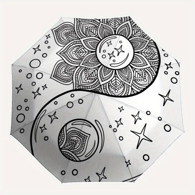 1pc Yin Yang Symbol Automatic Open/Close Umbrella, Umbrella with cartoon Design, Portable Compact Umbrella for Men & Women, Good Holiday Gif
1pc Yin Yang Symbol Automatic Open/Close Umbrella, Umbrella with cartoon Design, Portable Compact Umbrella for Men & Women, Good Holiday Gif