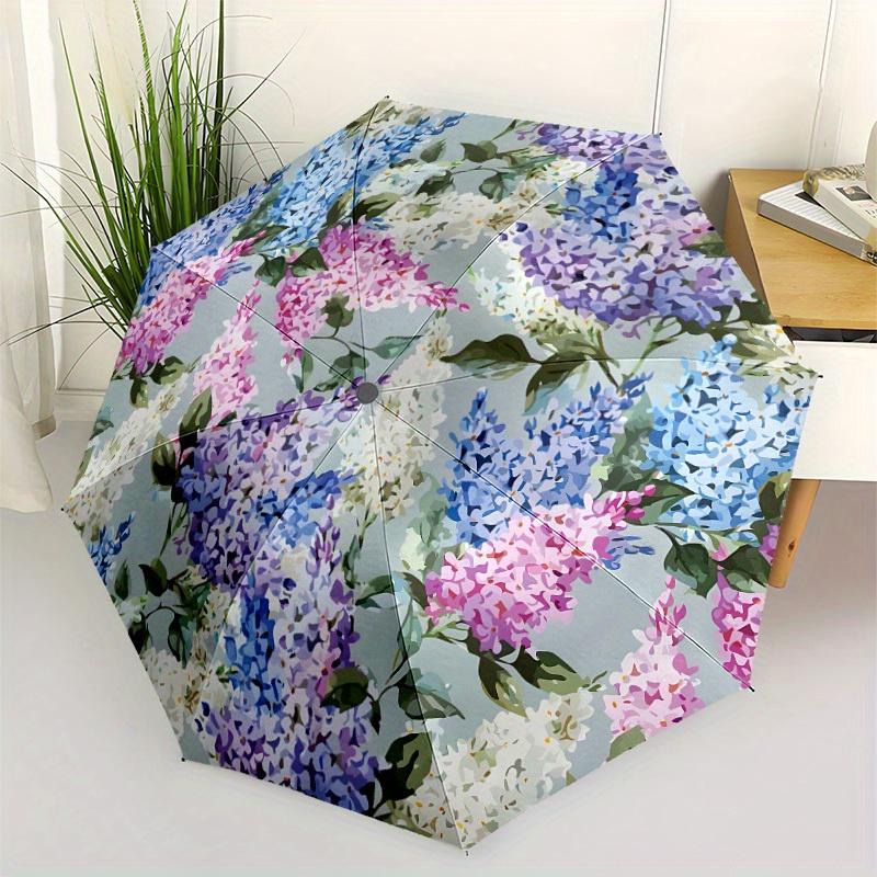 Love Spring Automatic Folding Umbrella - 8-Rib Compact Portable Design, Floral Pattern with Blue Hydrangea & Pink Flowers, Lig (as the picture,Iron&8K)
Love Spring Automatic Folding Umbrella - 8-Rib Compact Portable Design, Floral Pattern with Blue Hydrangea & Pink Flowers, Lig (as the picture,Iron&8K)