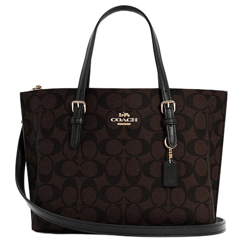 COACH handbag Mollie zipper closure coated canvas and leather Tote bag Tote bag shopping bag portable crossbody shoulder bag 25 women s dark brown чорний
COACH handbag Mollie zipper closure coated canvas and leather Tote bag Tote bag shopping bag portable crossbody shoulder bag 25 women s dark brown чорний