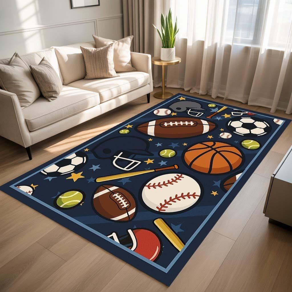American Football Playbook Area Rug Touchdown Theme Floor Mat Game Day Decor Non-Slip Carpet for Man Cave Living Room Bedroom 50cm x 80cm
American Football Playbook Area Rug Touchdown Theme Floor Mat Game Day Decor Non-Slip Carpet for Man Cave Living Room Bedroom 50cm x 80cm