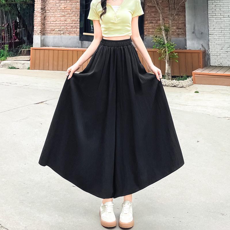 Summer 2026 Women s Casual Lightly Mature Skirt-Pants - Versatile Slimming Wide-Leg Hong Kong Style M 100-130 jin чорний
Summer 2026 Women s Casual Lightly Mature Skirt-Pants - Versatile Slimming Wide-Leg Hong Kong Style M 100-130 jin чорний
