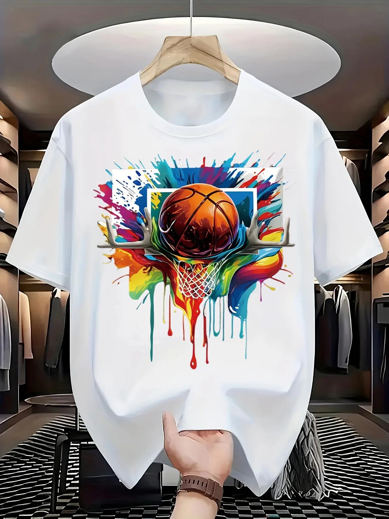 Unisexs New Summer 100 Cotton Tshirt with Basketball Print Suitable for Basketball Enthusiasts and Daily Wear S
Unisexs New Summer 100 Cotton Tshirt with Basketball Print Suitable for Basketball Enthusiasts and Daily Wear S