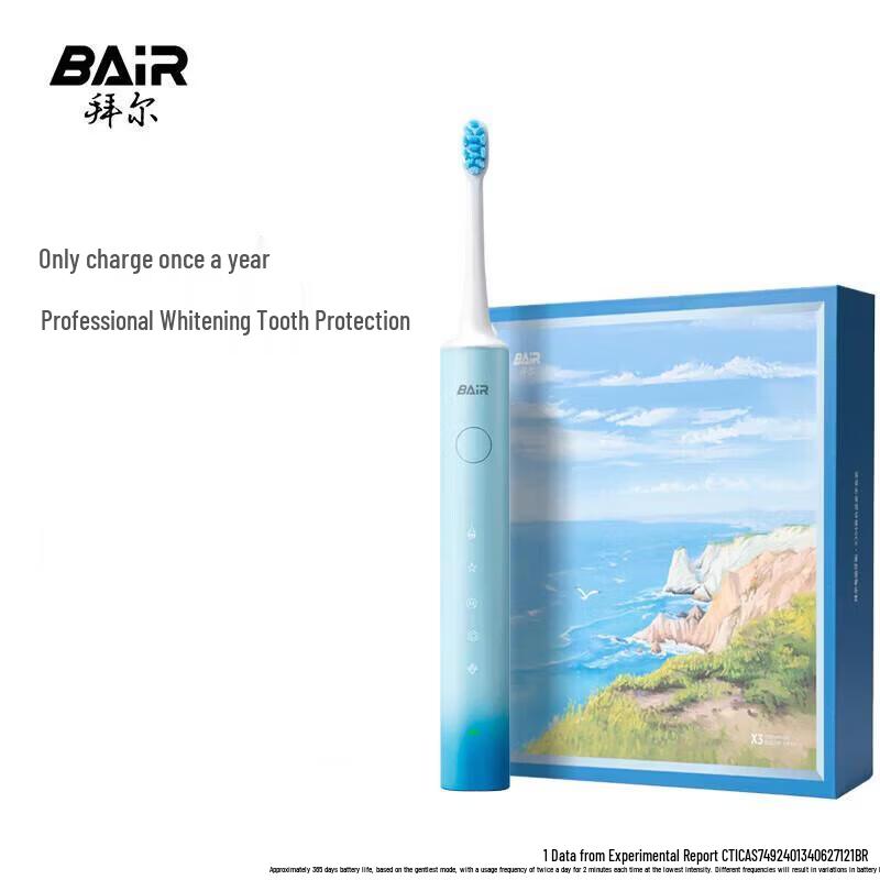 Звуковая электрическая зубная щетка BAIR X304, штепсель CN (адаптер в комплекте)
Звуковая электрическая зубная щетка BAIR X304, штепсель CN (адаптер в комплекте)