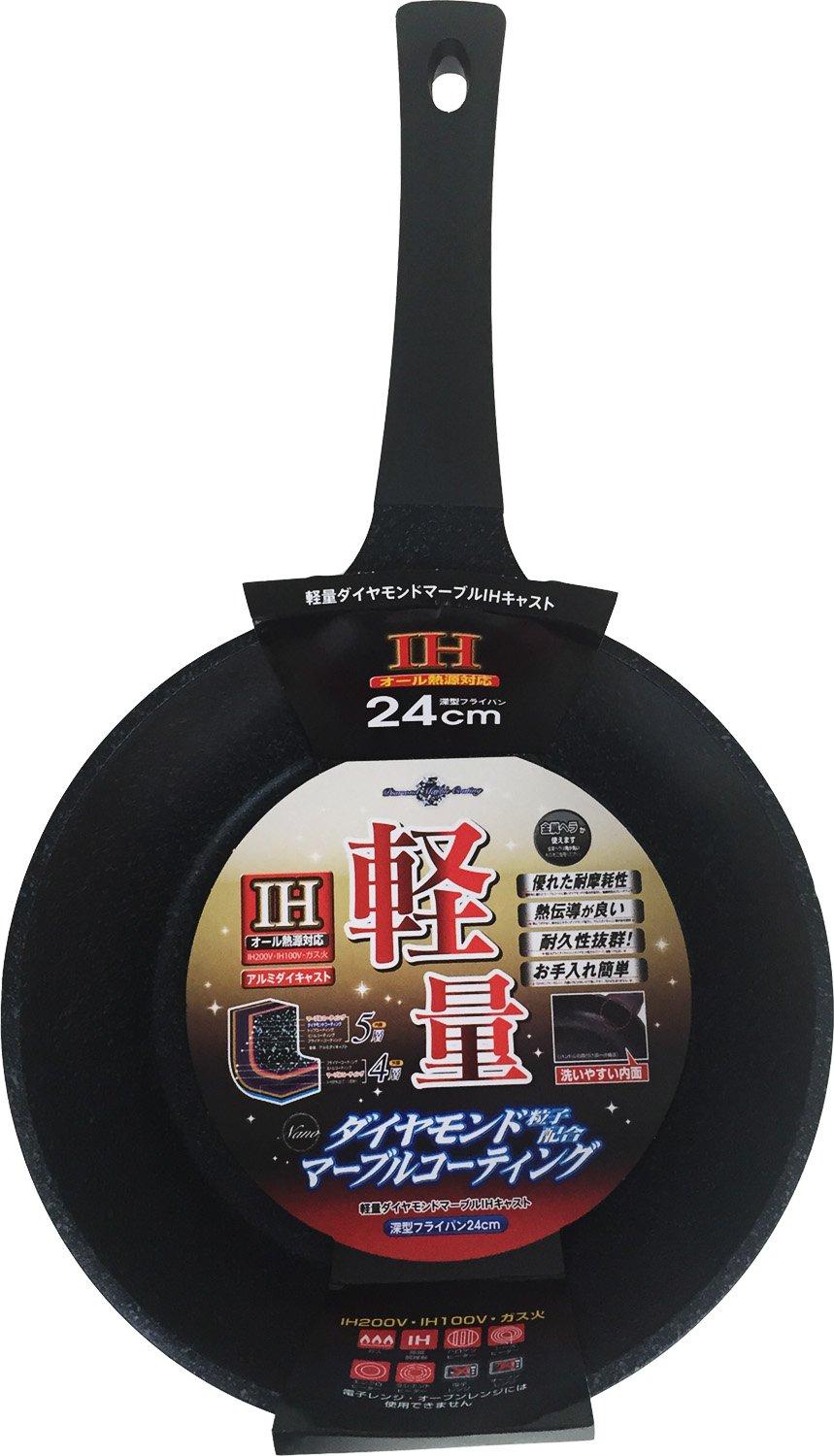 Tafuco Deep Frying Induction Diamond Marble Pan, 24cm, Compatible, Coating, Black, F-7121 чёрный
Tafuco Deep Frying Induction Diamond Marble Pan, 24cm, Compatible, Coating, Black, F-7121 чёрный