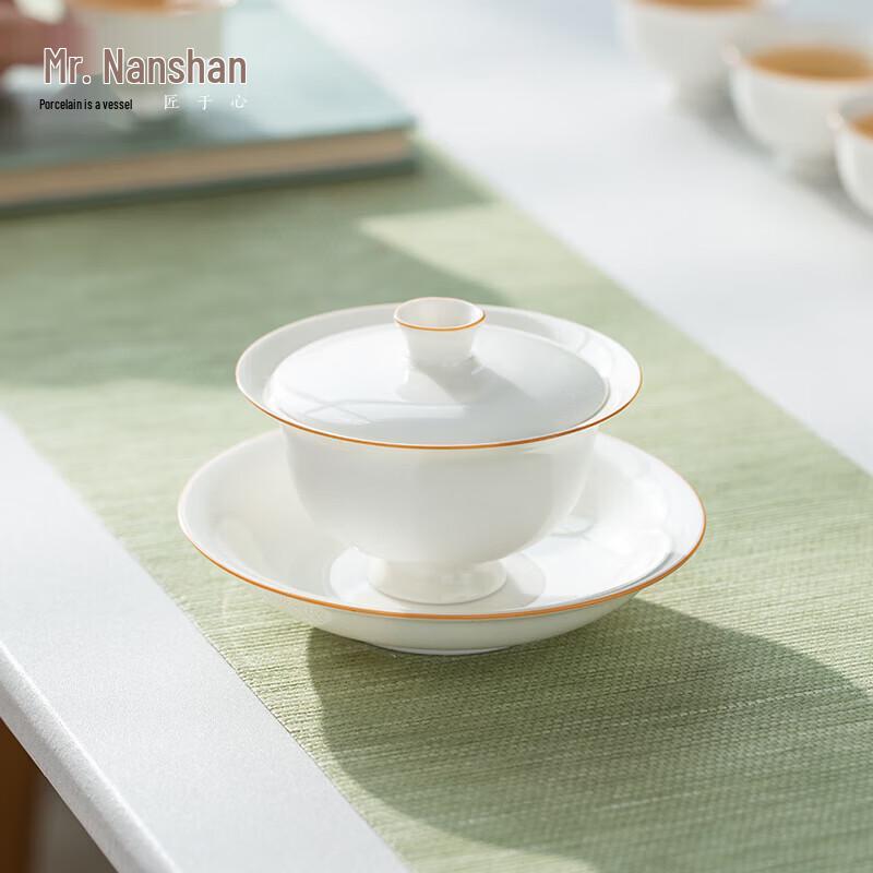 Nanshan Xiansheng Chinese Ceramic Anti-scald Gaiwan Teaware
Nanshan Xiansheng Chinese Ceramic Anti-scald Gaiwan Teaware