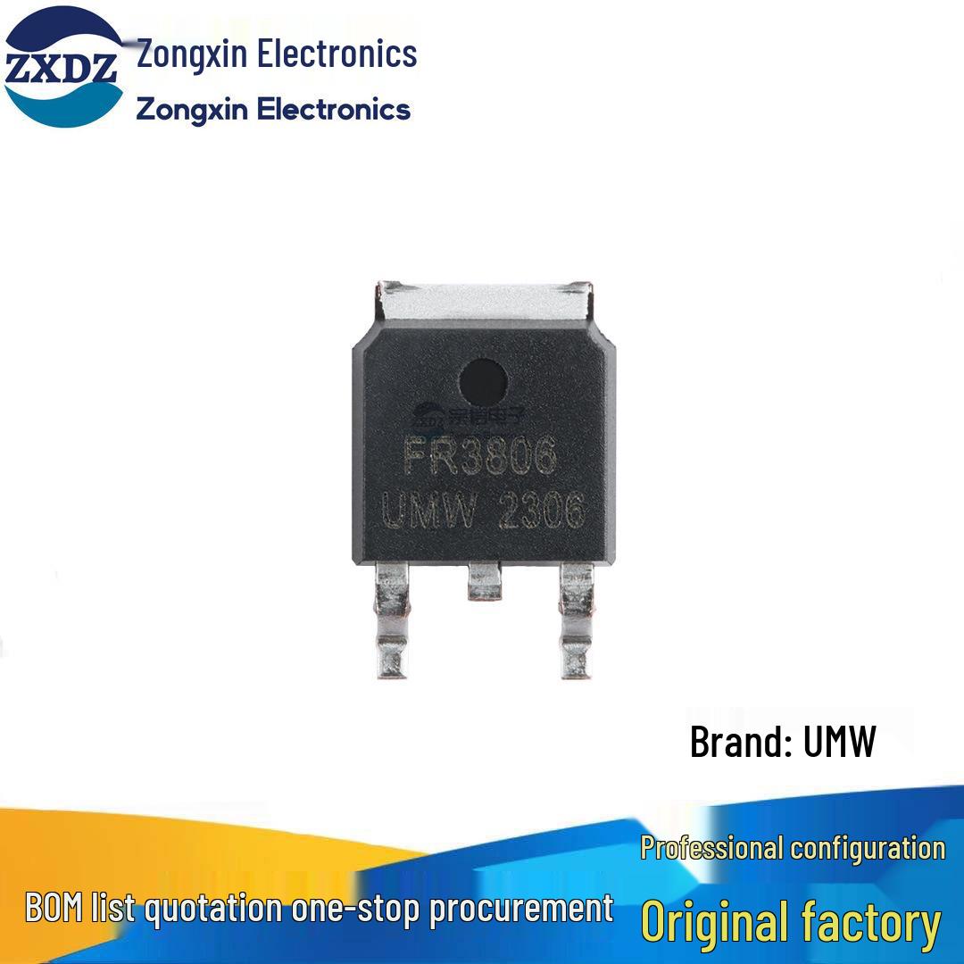 Genuine IRFR3806TR TO-252 60V 43A N-Channel MOSFET Transistor
Genuine IRFR3806TR TO-252 60V 43A N-Channel MOSFET Transistor