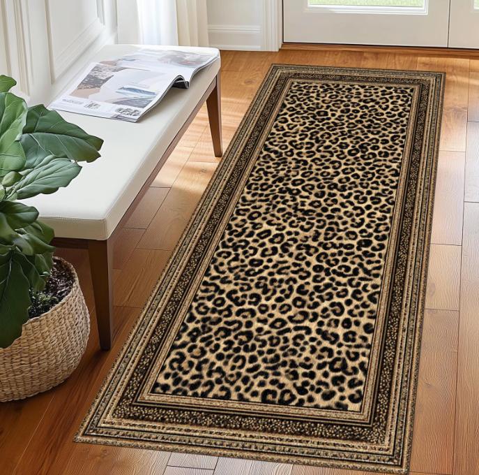 Leopard Area Rug Wild Cat Runner Hallway Decor Hallway Perfect for Hallway Kitchen Living Room Hotel Hallway Stylish Home Decor 40X120CM
Leopard Area Rug Wild Cat Runner Hallway Decor Hallway Perfect for Hallway Kitchen Living Room Hotel Hallway Stylish Home Decor 40X120CM