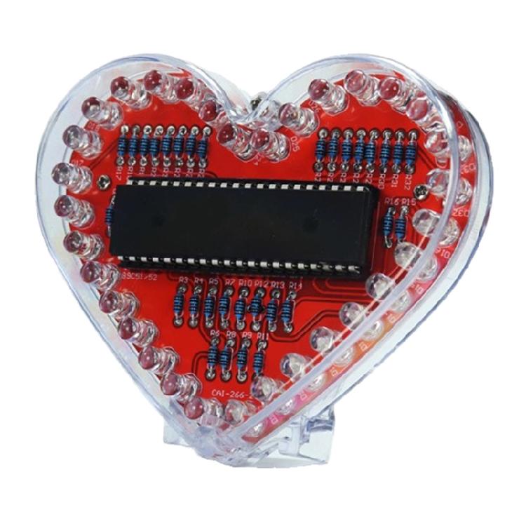 Світле Серце Форми DIY Електроніка Пайка Комплект З 32 RGB Світлодіодами Декоративне Світло Для Домашнього Декору Та Подарунків 1
Світле Серце Форми DIY Електроніка Пайка Комплект З 32 RGB Світлодіодами Декоративне Світло Для Домашнього Декору Та Подарунків 1