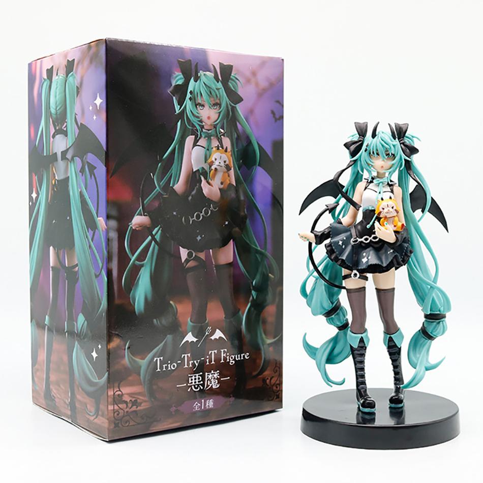 19cm Anime Small Devil Hatsune Miku Action Figure Small Raccoon Dark Angel PVC Collection Model Animation Peripheral Ornaments
19cm Anime Small Devil Hatsune Miku Action Figure Small Raccoon Dark Angel PVC Collection Model Animation Peripheral Ornaments